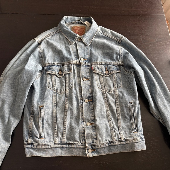 Mens Levis Denim Trucker Jacket  Size Medium  70507 - Picture 1 of 6